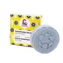 Foto van Lamazuna Shampoo bar white hair d'indigo powder