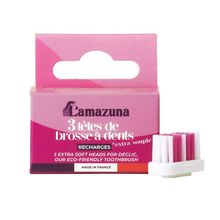 Foto van Lamazuna Set of 3 toothbrush heads XS