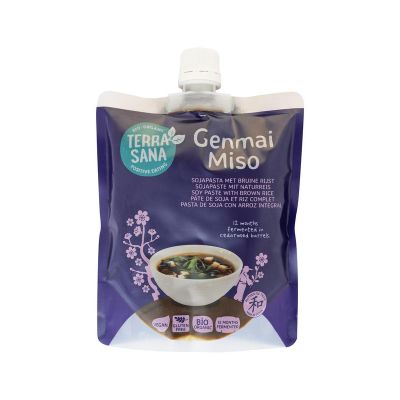 Terrasana Genmai miso eko met schroefdop Terrasana Genmai miso eko met schroefdop 345 gram - Overig reform/levensmiddelen