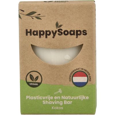 Happysoaps Shaving bar kokos