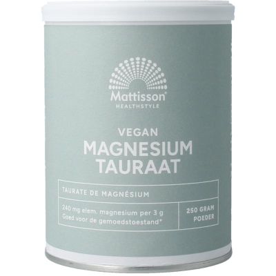 Mattisson Magnesium tauraat poeder vegan Foto van Mattisson Magnesium tauraat poeder vegan