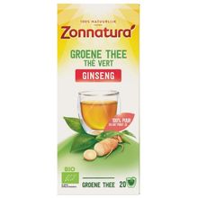 Foto van Zonnatura Green tea ginseng bio