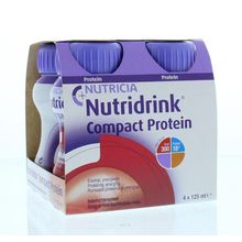 Nutridrink Compact protein rode vruchten 125ml Foto van Nutridrink Compact protein rode vruchten 125ml