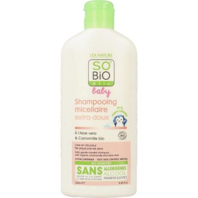 So Bio Etic Baby shampoo micellair 250 Milliliter - Babyverzorging