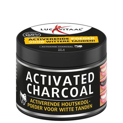 Lucovitaal Activated charcoal Lucovitaal Activated charcoal 50 gram - Overige vitaminen/mineralen