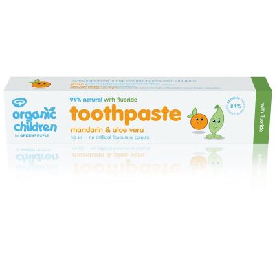 Green People Organic children mandarin toothpaste with fluoride