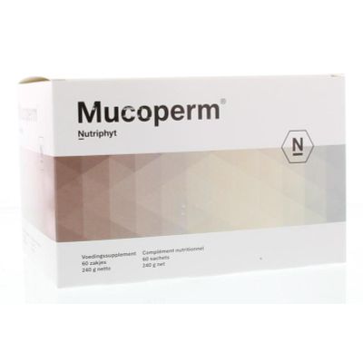 Nutriphyt Mucoperm 60 zakjes - Overige vitaminen/mineralen