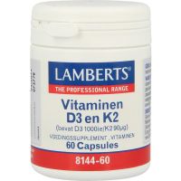 Lamberts Vitamine D3 1000IE en K2 90mcg