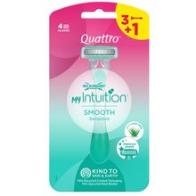 Foto van Wilkinson Quattro my intuition disposables 3+1