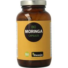 Foto van Hanoju Bio moringa oleifera heelblad 350 mg
