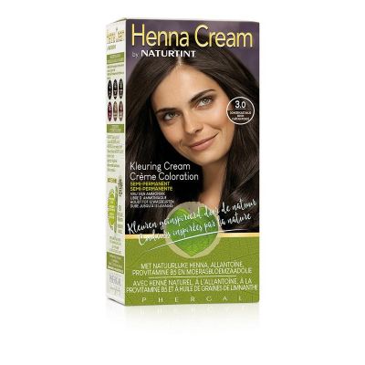 Naturtint Henna cream 3.0 dronker kastanje bruin
