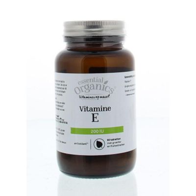 Essential Organ Vitamine E D-alpha-tocoferol succinaat 90 tabletten - Vitamine enkel