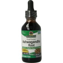 Foto van Natures Answer Ashwagandha extract 1:1 alcoholvrij 2500 mg