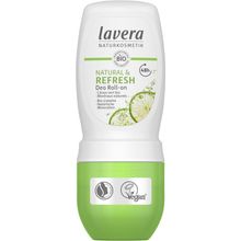 Foto van Lavera Deodorant roll-on natural & refresh bio EN-IT