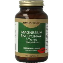 Foto van Natupharma Magnesium bisglycinaat 125mg