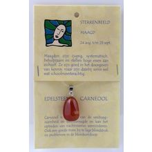 Foto van Sterrenbeeldsteen hanger maagd