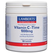 Foto van Lamberts Vitamine C 1000 Time release & bioflavonoiden