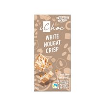 Foto van Ichoc White nougat crisp vegan