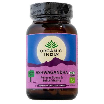 Organic India Ashwagandha bio 90 capsules - Fytotherapie