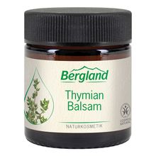 Foto van Bergland Thijm balsem - verkoudheidsbalsem bio