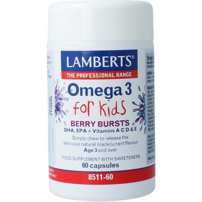 Lamberts Omega 3 for kids 60 tabletten - Vetzuren