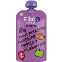 Ella's Kitchen Sweet potato pumpkin apple blueberrry 4+ maanden