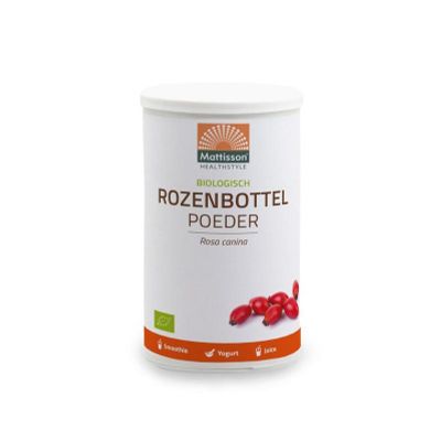 Mattisson Rozenbottel poeder biologisch 200 gram - Kruiden
