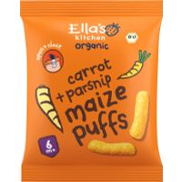 Ella's Kitchen Maize puffs carrot/parsnip 6+ maanden