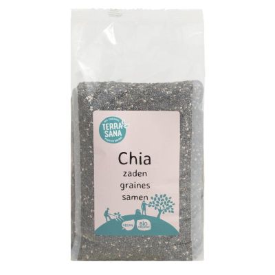 Terrasana RAW Chia zaad zwart 300 gram - Pitten en zaden