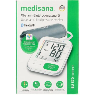 Medisana Bloeddrukmeter BU 570 connect bovenarm wit