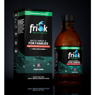 Foto van Frisk Omega 3 for families pure & natural