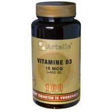 Foto van Artelle Vitamine D3 15 mcg