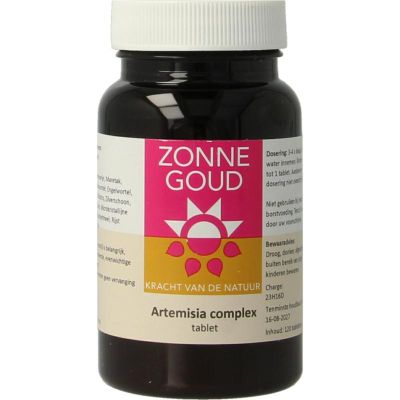 Zonnegoud Artemisia complex 120 tabletten - Fytotherapie