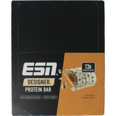 ESN Cinnamon cereal bar 45g ESN Cinnamon cereal bar 45g 12 stuks - Sportvoeding