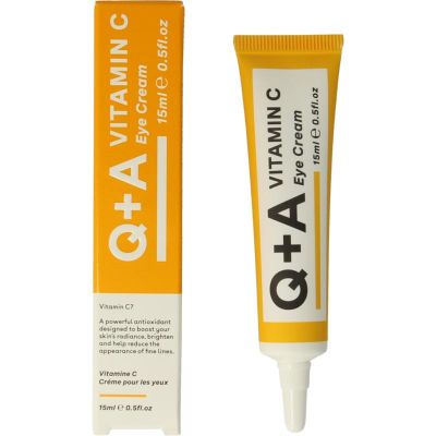 Q+A Vitamine C eye cream 15 Milliliter - Oogverzorging