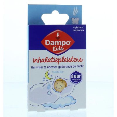 Dampo Kids inhalatiepleister diervormig Dampo Kids inhalatiepleister diervormig 6 stuks - Pleisters
