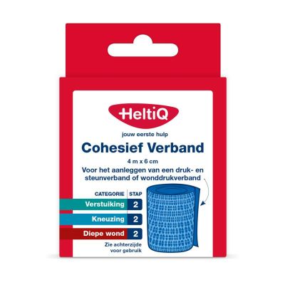 Foto van Heltiq Cohesief verband 4 m x 6 cm