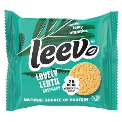 Leev Lovely lentil cakes rosemary bio Leev Lovely lentil cakes rosemary bio 18 gram - Koek