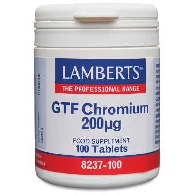 Lamberts GTF chroom 200 mcg 100 tabletten - Mineralen enkel