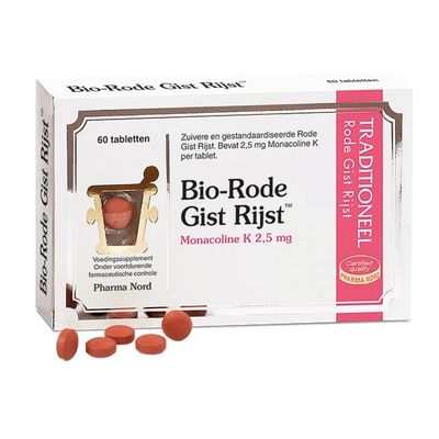 Pharma Nord Bio rode gist rijst 60 tabletten - Rode gist rijst
