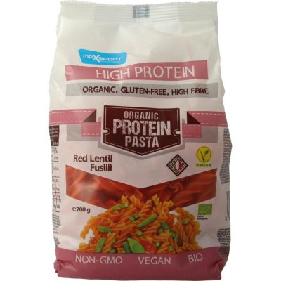 Maxsport Protein pasta red lentil fussi