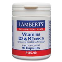 Lamberts Vitamine D3 2000IE en K2 90mcg