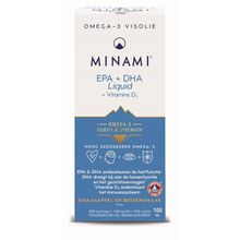 Foto van Minami EPA + DHA Liquid vitamine D3