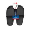 Afbeelding van Lucovitaal orthopedische badslipper 37-38 zwart