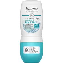 Foto van Lavera Deodorant roll-on basis sensitiv bio EN-IT