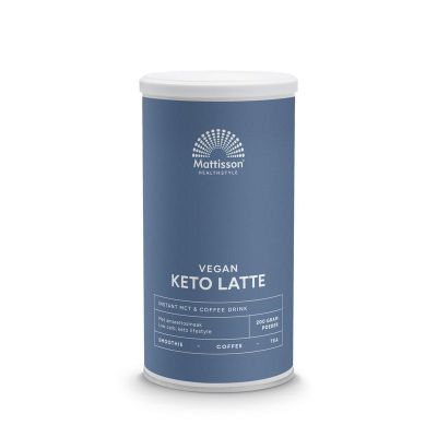 Mattisson Vegan keto latte instant MCT & coffee drink 200 gram - Maaltijdvervangers