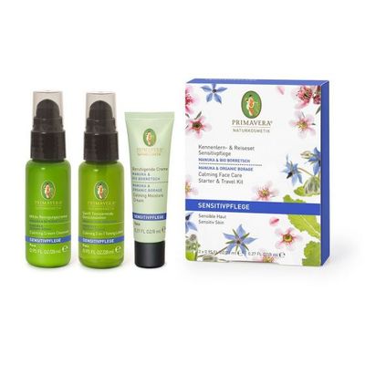 Primavera Start & travel kit calming face care