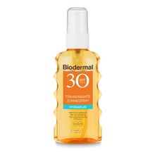 Foto van Biodermal Transparantspray hydraplus SPF30