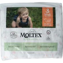 Foto van Moltex Pure & nature babyluiers midi