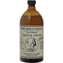 Foto van Marius Fabre Nature zeep tijm dille navul